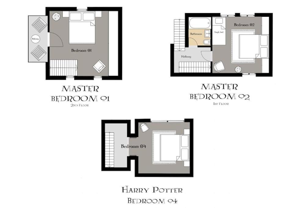 4br & 2,5bath Harry Potter Old Town And Great Patio